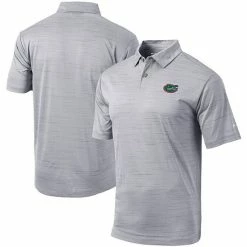 Budget 😍 Unbranded Men's Columbia Golf Gray Florida Gators Omni-Wick Set Polo 🎁