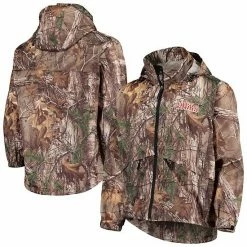 Buy 🛒 Unbranded Men's Dunbrooke Realtree Camo San Francisco 49ers Circle Sportsman Waterproof Packable Full-Zip Jacket 😍