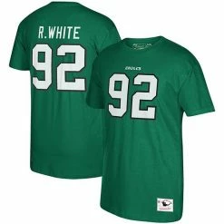 Cheap ⌛ Unbranded Men's Mitchell & Ness Reggie White Kelly Green Philadelphia Eagles Retired Player Logo Name & Number T-Shirt ❤️