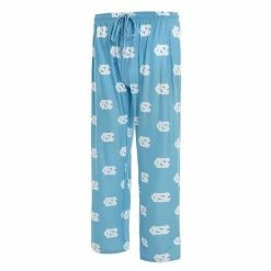 Top 10 😉 Unbranded Men's Concepts Sport Carolina Blue North Carolina Tar 👠 Heels Logo Flagship Allover Print Pants ✨