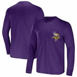 Promo ✔️ Unbranded Men's NFL X Darius Rucker Collection By Fanatics Purple Minnesota Vikings Team Long Sleeve T-Shirt 🧨