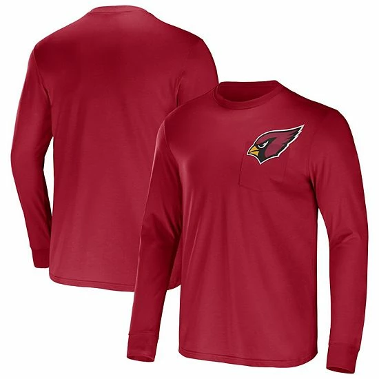 Cheap ๐ Unbranded Men's NFL X Darius Rucker Collection By Fanatics Cardinal Arizona Cardinals Team Long Sleeve T-Shirt ๐ - Image 2
