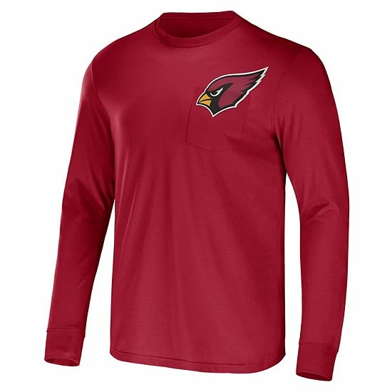 Cheap ๐ Unbranded Men's NFL X Darius Rucker Collection By Fanatics Cardinal Arizona Cardinals Team Long Sleeve T-Shirt ๐ - Image 3