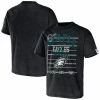 New 👏 Unbranded Men's NFL X Staple Black Philadelphia Eagles Throwback Vintage Wash T-Shirt 🎉