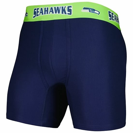 Deals ๐ Unbranded Men's Concepts Sport College Navy/Neon Green Seattle Seahawks 2-Pack Boxer Briefs Set ๐ฅ - Image 5