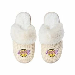 Budget 😀 Unbranded 👩 Women's FOCO Los Angeles Lakers Open Back Slippers 👍
