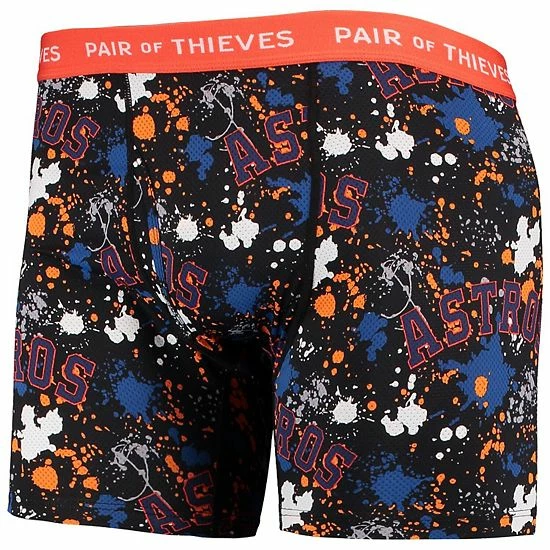 Best reviews of 🥰 Unbranded Men's Pair Of Thieves Black/Orange Houston Astros Super Fit 2-Pack Boxer Briefs Set 🤩 - Image 3