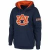 Flash Sale 💯 Unbranded 👩 Women's Stadium Athletic Navy Auburn Tigers Big Logo Pullover Hoodie 🔥