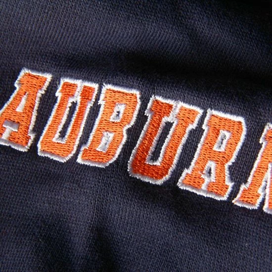 Flash Sale 💯 Unbranded 👩 Women's Stadium Athletic Navy Auburn Tigers Big Logo Pullover Hoodie 🔥 - Image 4