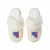 Discount 😀 Unbranded 👩 Women's FOCO New York Rangers Open Back Slippers ✔️