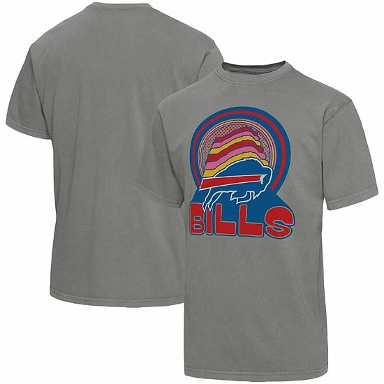 Wholesale 🤩 Unbranded Men's Junk Food Graphite Buffalo Bills Wonderland Infinity Vibe T-Shirt 🔥