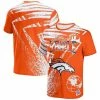 Top 10 🌟 Unbranded Men's NFL X Staple Orange Denver Broncos All Over Print T-Shirt 😀