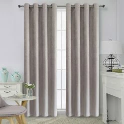 Coupon 🧨 Unbranded Peninsula Blackout Grommet Window Panel - 54" X 84" Taupe 😉