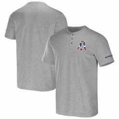 Best deal 😍 Unbranded Men's NFL X Darius Rucker Collection By Fanatics Heather Gray New England Patriots Henley T-Shirt 🔔