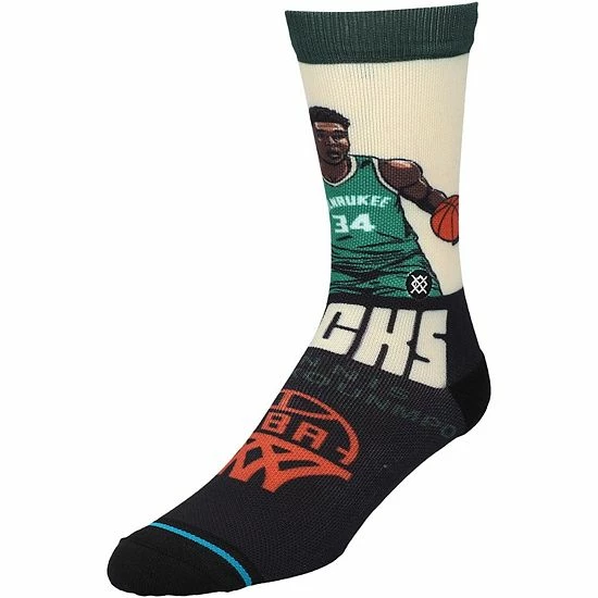 Buy ๐ Unbranded Men's Stance Giannis Antetokounmpo Milwaukee Bucks Graded Player Crew ๐งฆ Socks ๐ฅฐ
