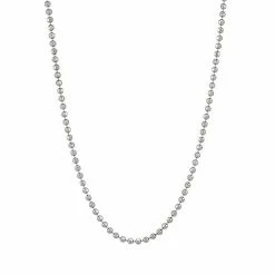 Cheap 🎉 Unbranded Sterling Silver 2.5 Mm Bead Chain Necklace ✨