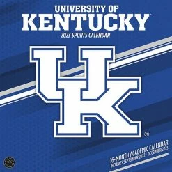 Outlet 🛒 Unbranded Kentucky Wildcats 2023 16-Month Team Wall Calendar 🛒