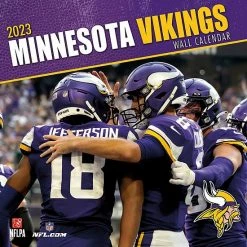Deals ⌛ Unbranded Minnesota Vikings 2023 12" X 12" Team Wall Calendar 🤩