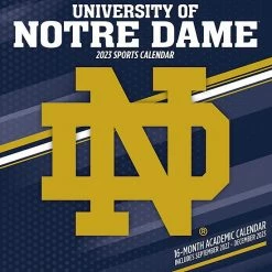 Flash Sale 🤩 Unbranded Notre Dame Fighting Irish 2023 16-Month Team Wall Calendar ✨