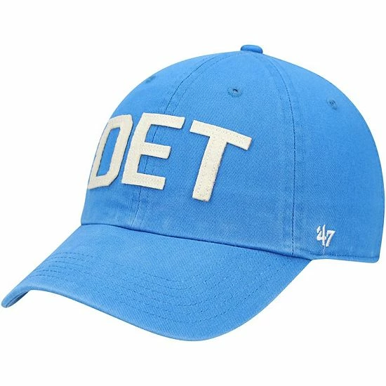Top 10 🔥 Unbranded 👩 Women's '47 Blue Detroit Lions Finley Clean Up Adjustable Hat 🤩 - Image 2