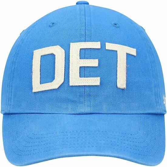 Top 10 🔥 Unbranded 👩 Women's '47 Blue Detroit Lions Finley Clean Up Adjustable Hat 🤩 - Image 3