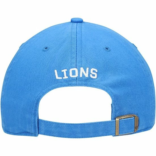 Top 10 🔥 Unbranded 👩 Women's '47 Blue Detroit Lions Finley Clean Up Adjustable Hat 🤩 - Image 5