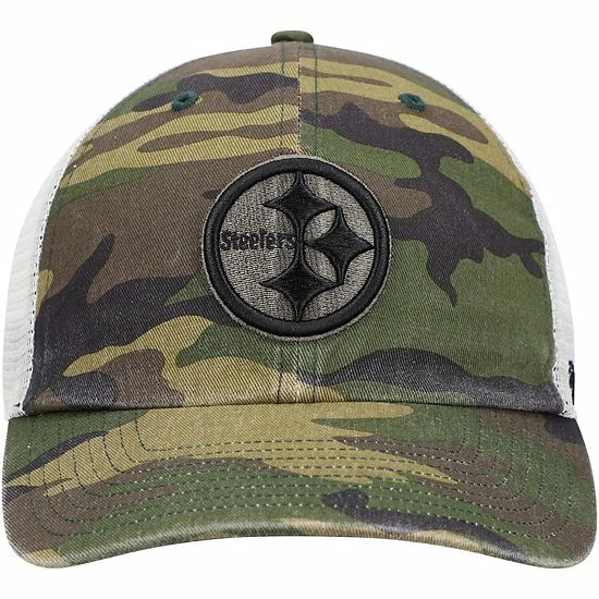 Best deal 🎁 Unbranded Men's '47 Camo Pittsburgh Steelers Branson MVP Trucker Snapback Hat 💯 - Image 2