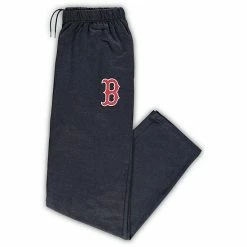 Wholesale 👍 Unbranded Men's Heathered Navy Boston Red Sox Big & Tall Pajama Pants 🛒