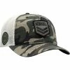 Discount 🎁 Unbranded Men's Top Of The World Camo/Cream Nebraska Huskers OHT Military Appreciation Shield Trucker Adjustable Hat ✔️