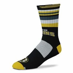 Discount 😀 Unbranded For Bare Feet Boston Bruins Rave Crew 🧦 Socks 😀