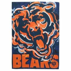 Flash Sale 🎁 Unbranded Chicago Bears 12.5'' X 18'' Double-Sided Justin Patten Suede Garden Flag 🔔