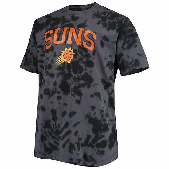 Brand new 🤩 Unbranded Men's Black Phoenix Suns Big & Tall Marble Dye Tonal Performance T-Shirt 💯 - Image 3
