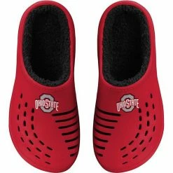 Deals ✨ Unbranded Men's FOCO Ohio State Buckeyes Big Logo Sherpa-Lined Clog Slippers 🔥