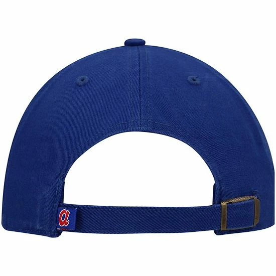 Promo โ๏ธ Unbranded Men's '47 Royal Atlanta Braves 1972 Logo Cooperstown Collection Clean Up Adjustable Hat ๐ฅ - Image 3