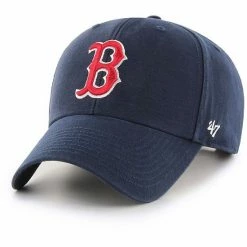 Wholesale 🎁 Unbranded Men's '47 Navy Boston Red Sox Legend MVP Adjustable Hat 😉