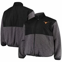 Best reviews of ✨ Unbranded Men's Black/Charcoal Texas Longhorns Big & Tall Puff Full-Zip Jacket 😍