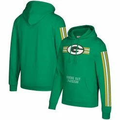 Best reviews of 😍 Unbranded Men's Mitchell & Ness Green Green Bay Packers Three Stripe Pullover Hoodie 👏