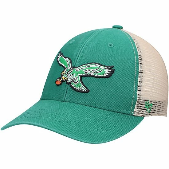 Best deal ๐ Unbranded Men's '47 Kelly Green/Natural Philadelphia Eagles Flagship MVP Snapback Hat ๐ - Image 2