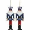 Cheapest ❤️ Unbranded New York Giants 2-Pack Santa Nutcracker Ornament Set 🎉