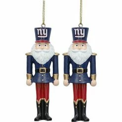 Cheapest ❤️ Unbranded New York Giants 2-Pack Santa Nutcracker Ornament Set 🎉