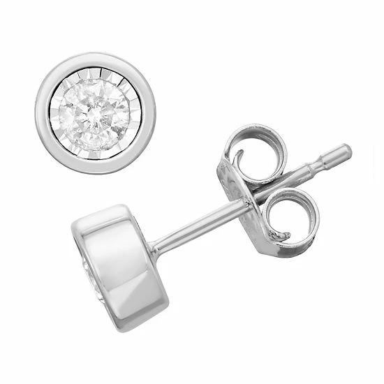 Cheap ๐ Unbranded 10k Gold 1/4-ct. T.W. Diamond Earrings Yellow ๐ฅฐ - Image 4