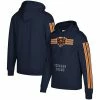 New 🔥 Unbranded Men's Mitchell & Ness Navy Chicago Bears Three Stripe Pullover Hoodie 🛒