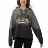 Promo 😍 Unbranded 👩 Women's Touch Heathered Gray/Black New Orleans Saints Superstar Dip-Dye Pullover Hoodie 😉