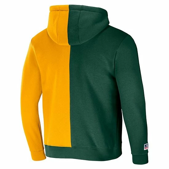 Flash Sale ๐ฏ Unbranded Men's NFL X Staple Hunter Green Green Bay Packers Split Logo Pullover Hoodie ๐ - Image 4