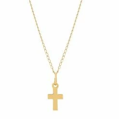 Brand new 🥰 Unbranded 14k Gold Cross Pendant Necklace ⌛