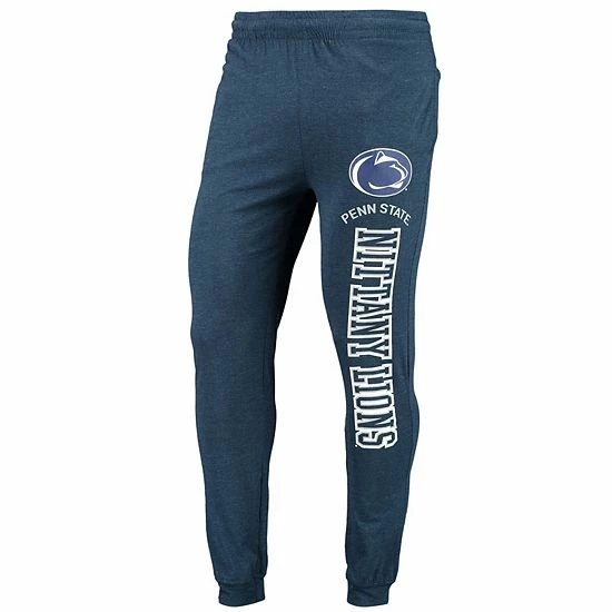 Budget ✔️ Unbranded Men's Concepts Sport Heathered Navy/Heathered Charcoal Penn State Nittany Lions Meter Long Sleeve Hoodie T-Shirt & Jogger Pants Set ⭐ - Image 4
