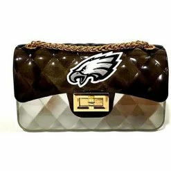 Hot Sale 🧨 Unbranded Cuce Philadelphia Eagles Jelly Crossbody Purse 🎉