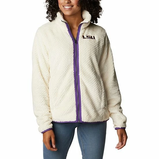 Coupon โ Unbranded ๐ฉ Women's Columbia Cream LSU Tigers Fireside II Sherpa Full-Zip Jacket ๐ - Image 2
