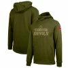 Flash Sale 🥰 Unbranded Men's Levelwear Olive New Jersey Devils Thrive Tri-Blend Pullover Hoodie ⌛