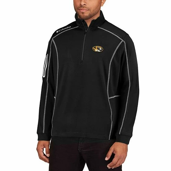 Best deal 👍 Unbranded Men's Columbia Golf Black Missouri Tigers Shotgun Quarter-Zip Pullover 👍 - Image 5